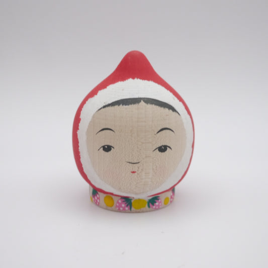 Kokeshi doll by Kikuhiro Shida Santa Xmas