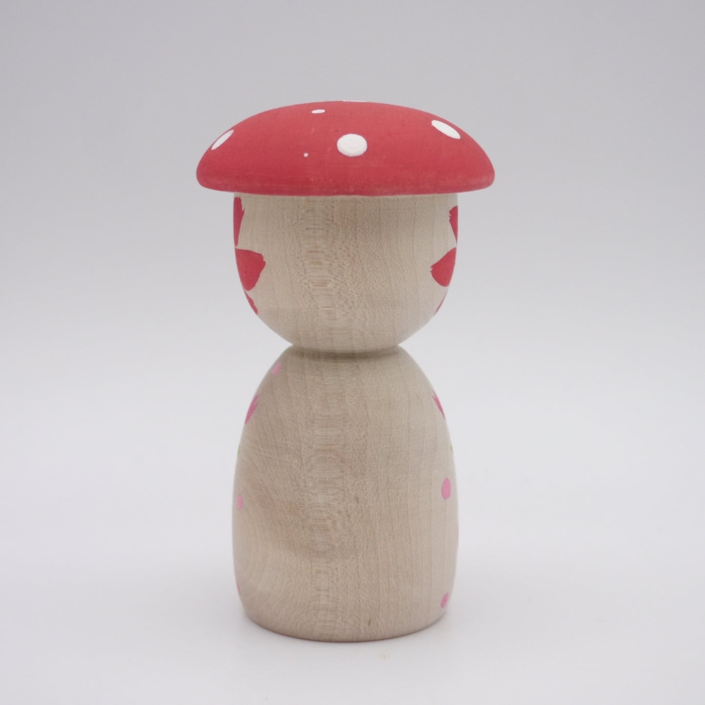 Kokeshi doll by Kikuhiro Shida Mushroom