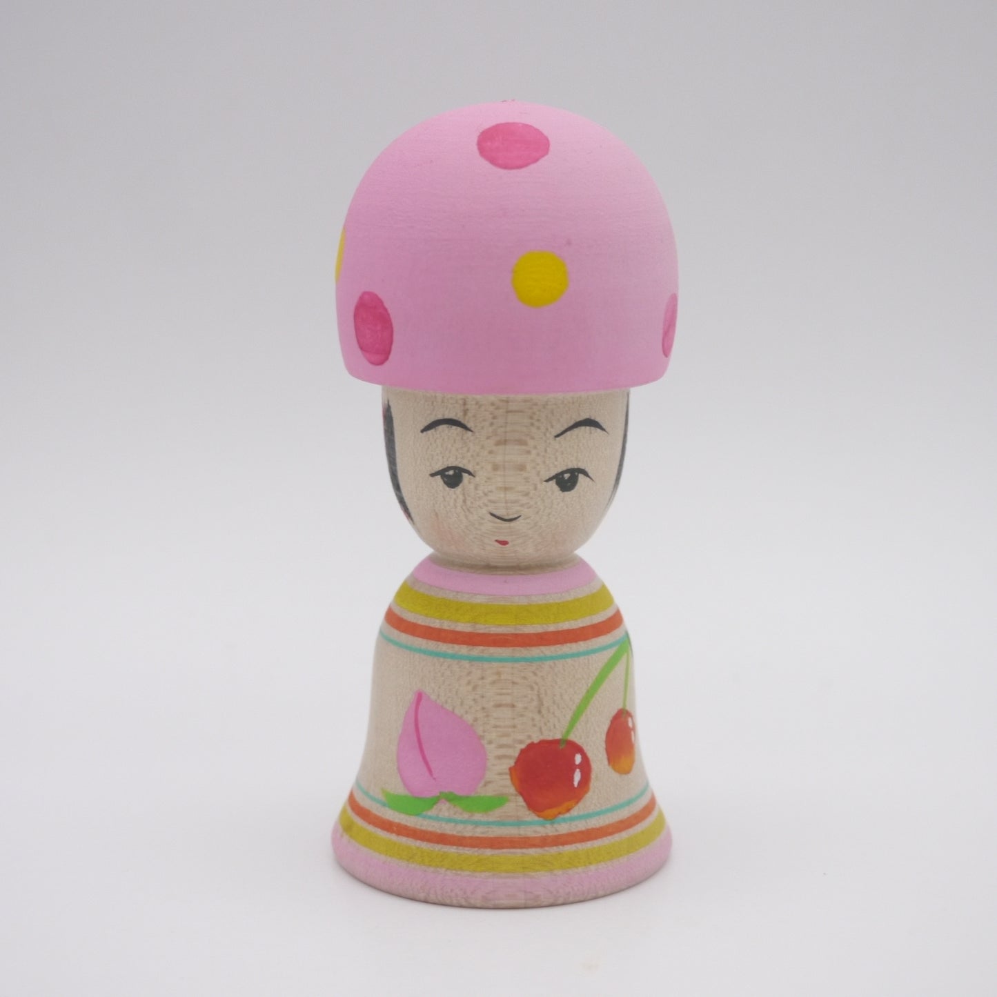 Kokeshi doll by Kikuhiro Shida Mushroom