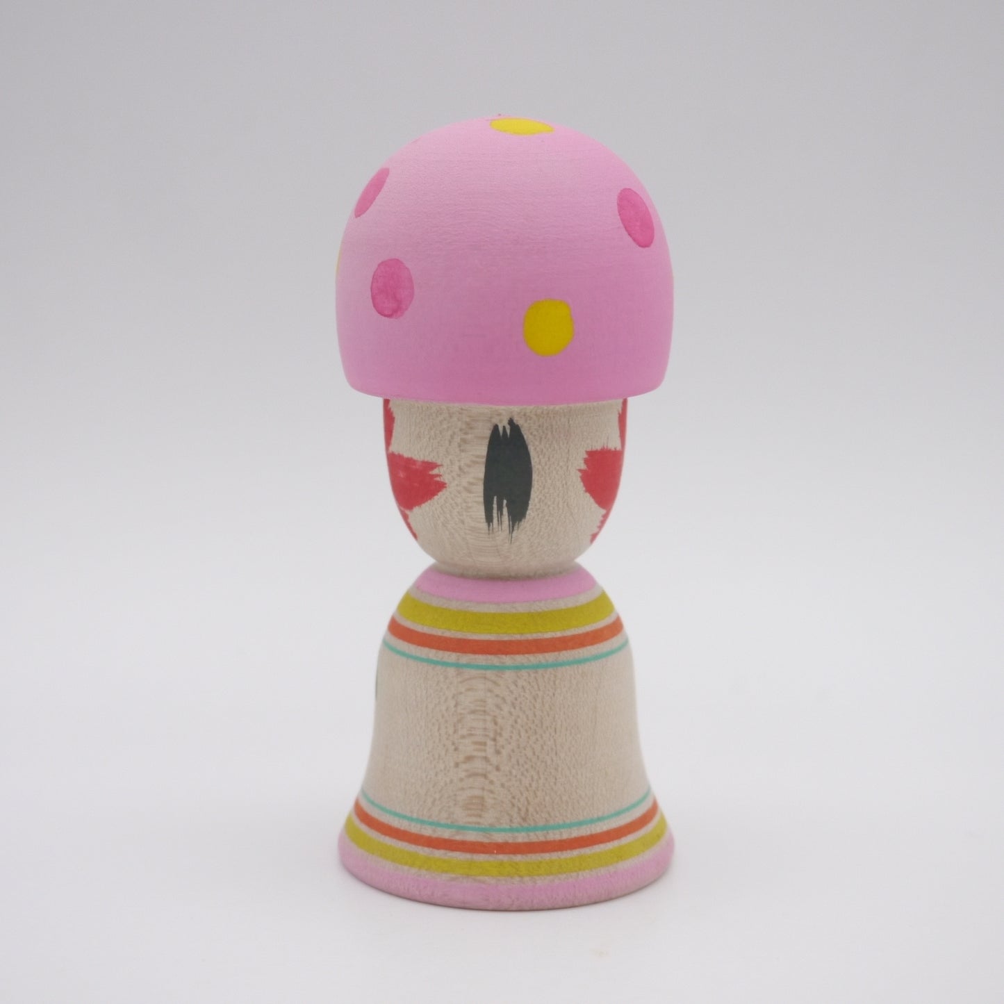 Kokeshi doll by Kikuhiro Shida Mushroom