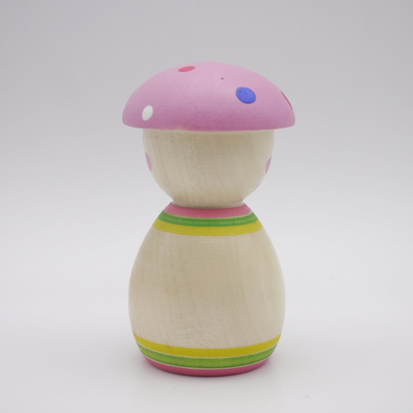 Kokeshi doll by Kikuhiro Shida Mushroom