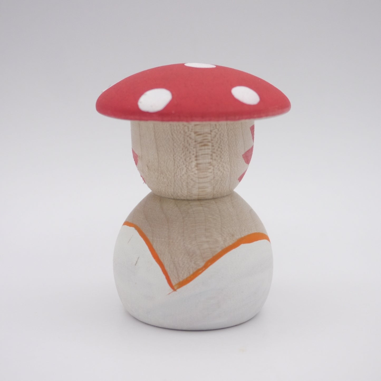 Kokeshi doll by Kikuhiro Shida Mushroom