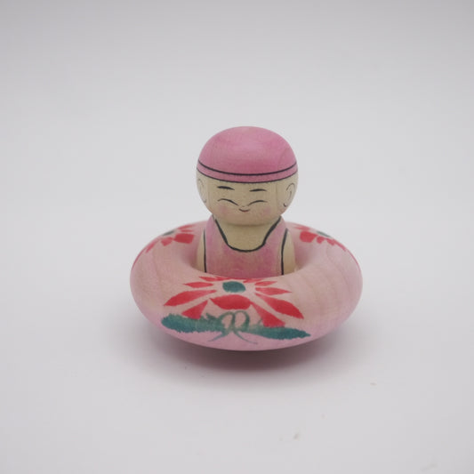 Kokeshi doll by Ryoji Maeda Swimming