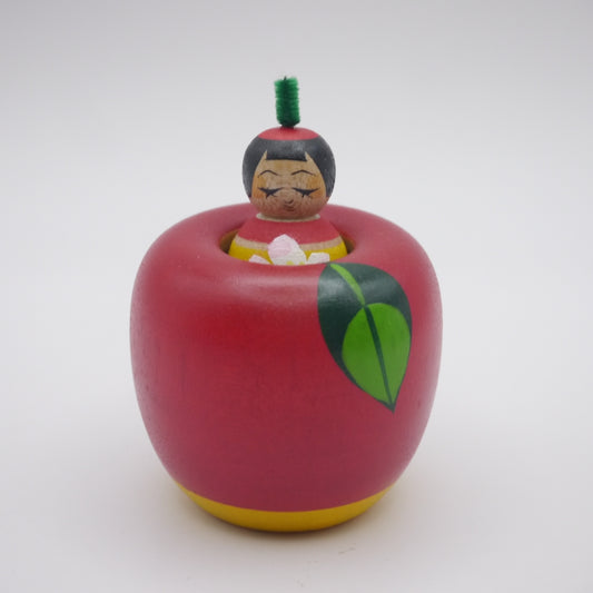 Kokeshi doll by Kaede Shida Apple