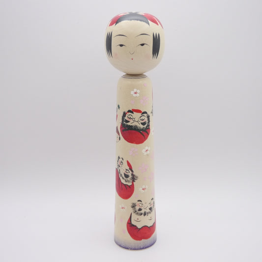 Kokeshi doll by Yoshinobu Kakizawa Daruma