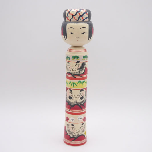 Kokeshi doll by Yoshinobu Kakizawa Daruma