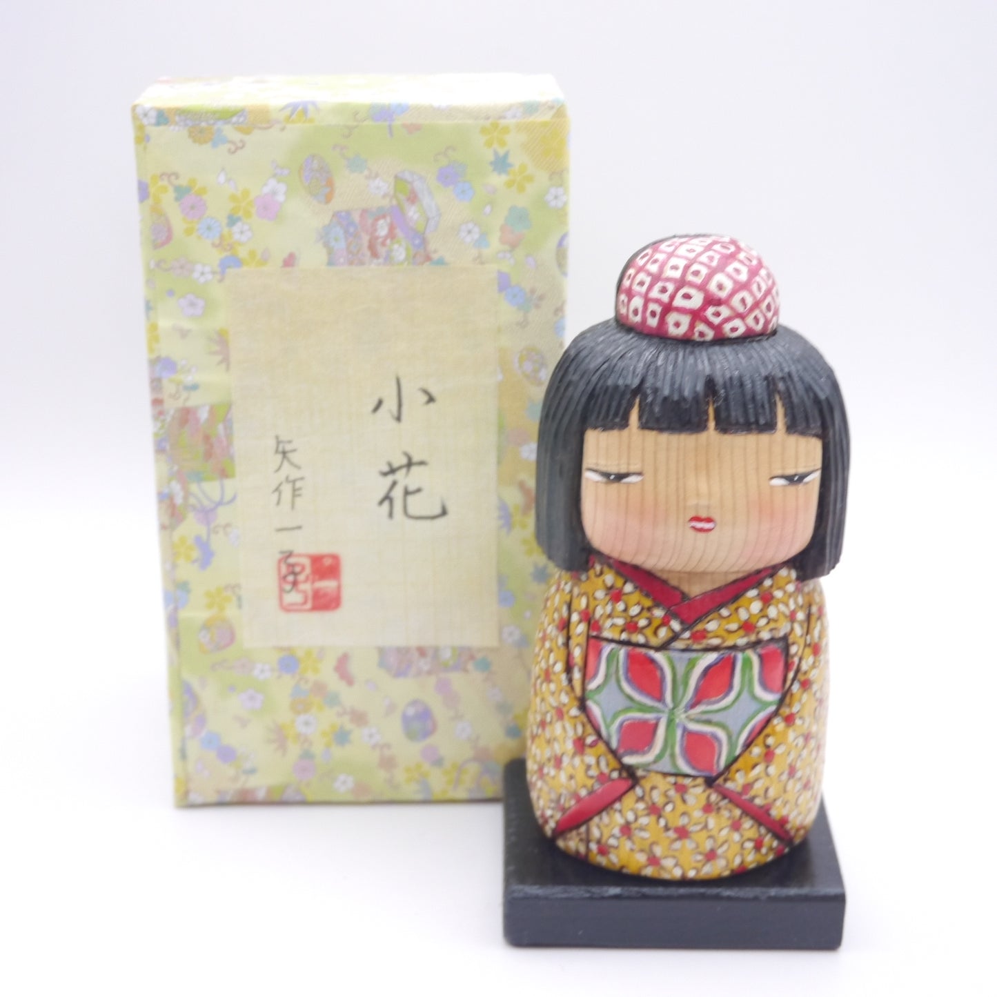 Kokeshi doll by Ichiko Yahagi "小花"