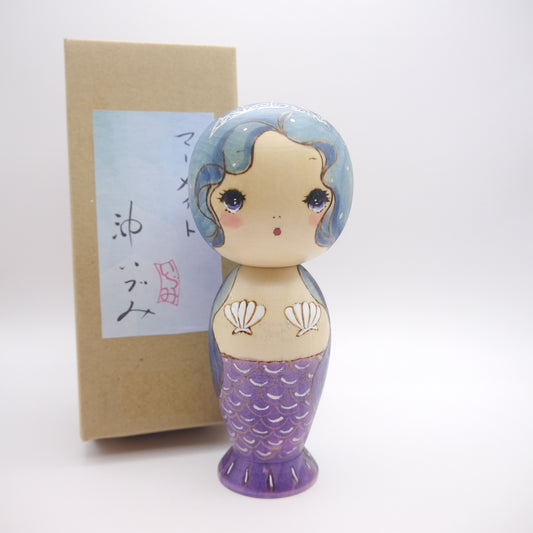 Kokeshi doll by Izumi Oki "マーメイド"