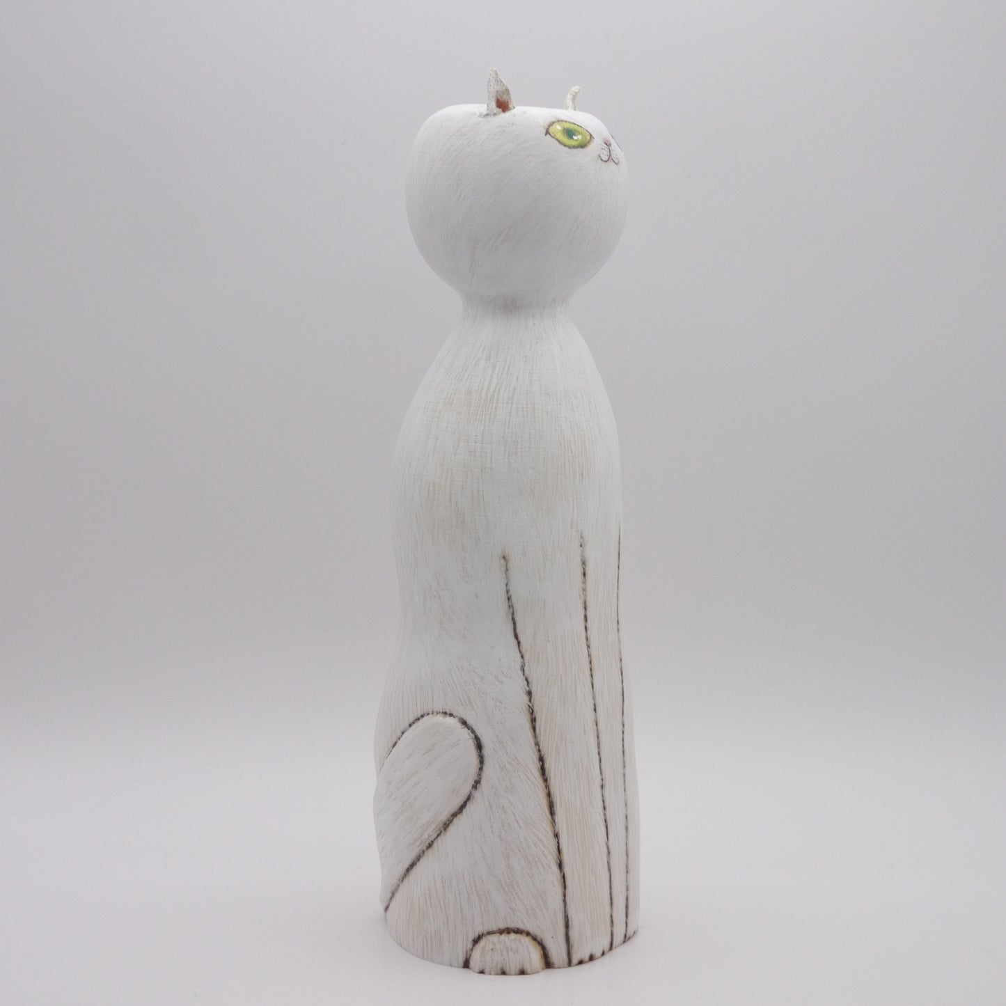 Kokeshi doll by Yasunobu Oki "オッドアイ"