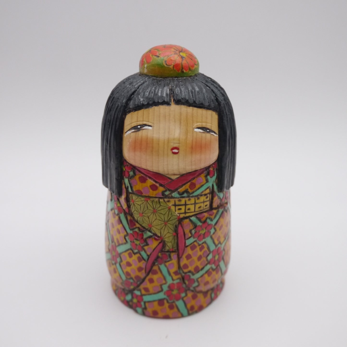 Kokeshi doll by Ichiko Yahagi "可愛"