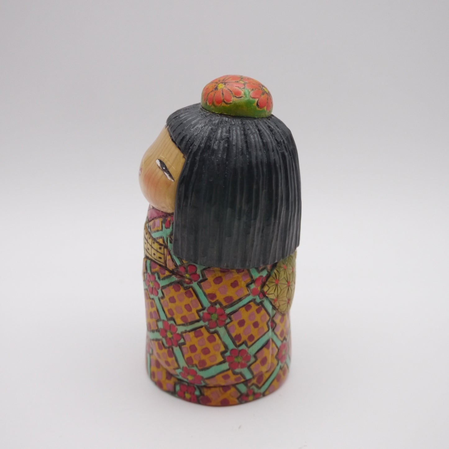 Kokeshi doll by Ichiko Yahagi "可愛"