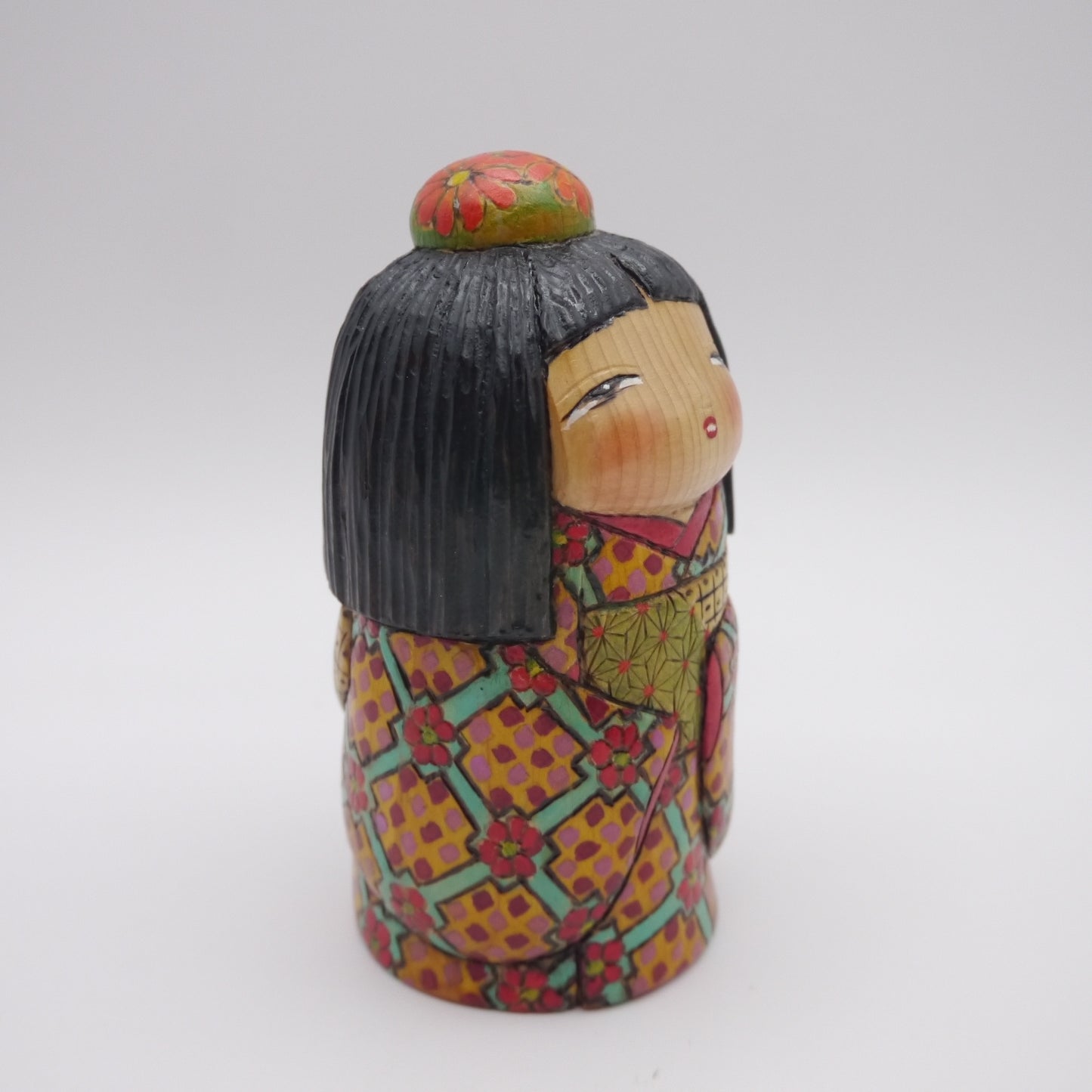 Kokeshi doll by Ichiko Yahagi "可愛"