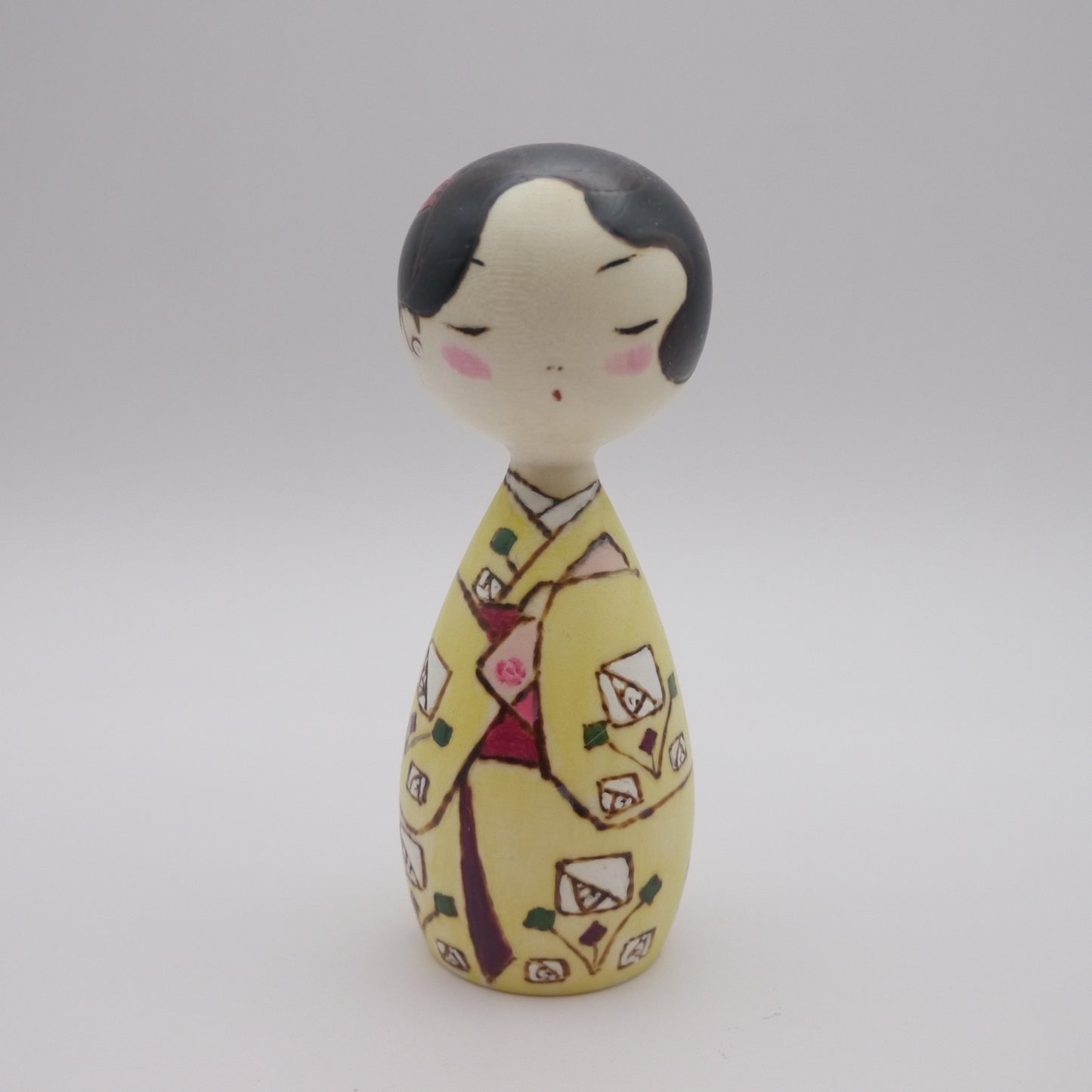 30 Kokeshi doll by Izumi Oki "よそおい"