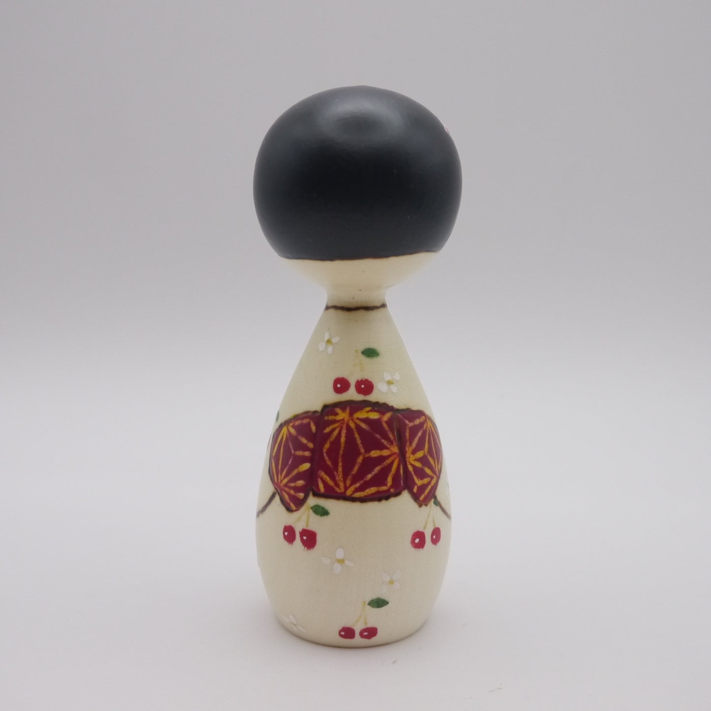 31 Kokeshi doll by Izumi Oki "サクランボ"