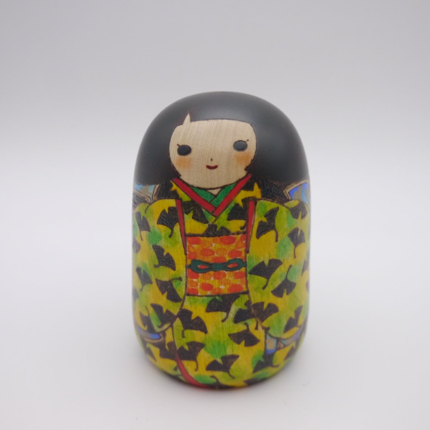 34 Kokeshi doll by Chiya Tomidokoro "秋舞う"