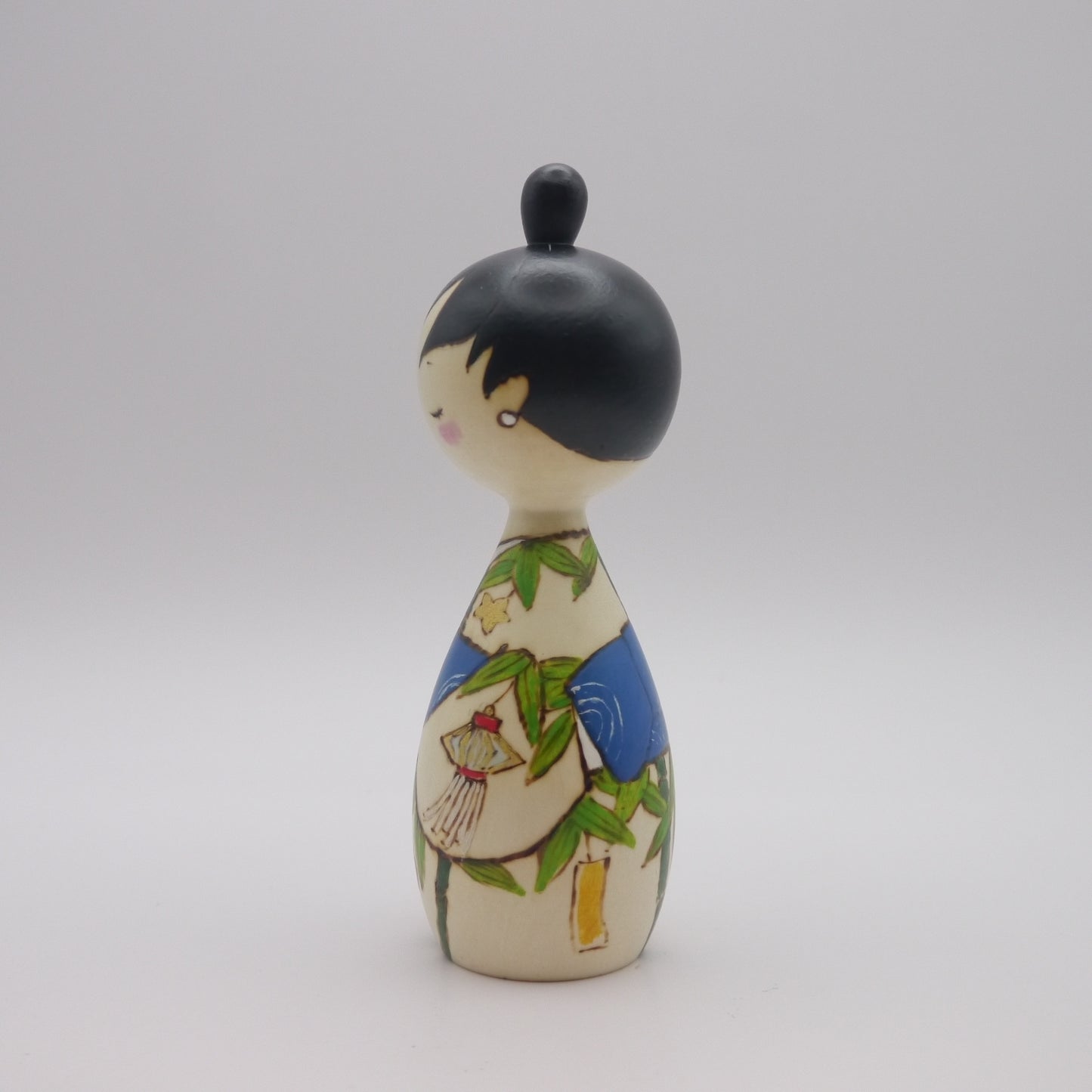 37 Kokeshi doll by Izumi Oki "七夕"