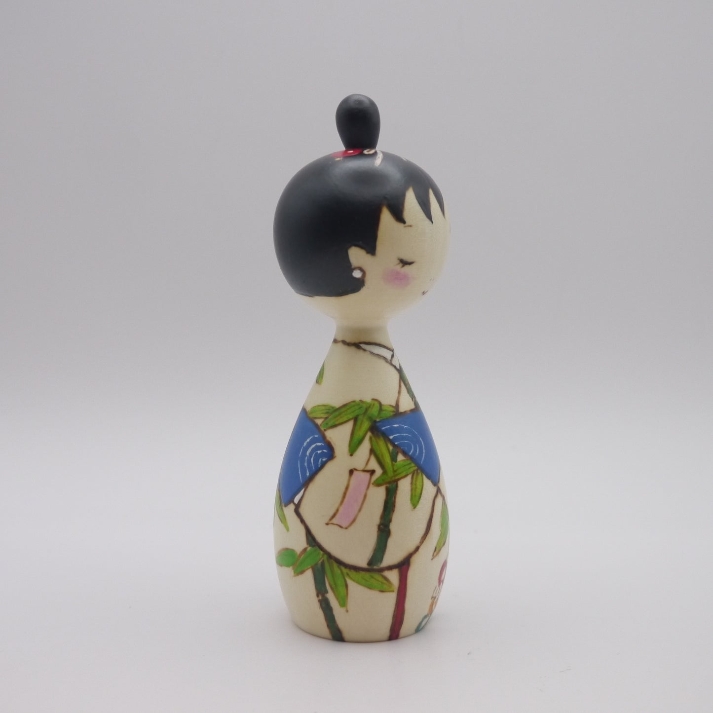 37 Kokeshi doll by Izumi Oki "七夕"