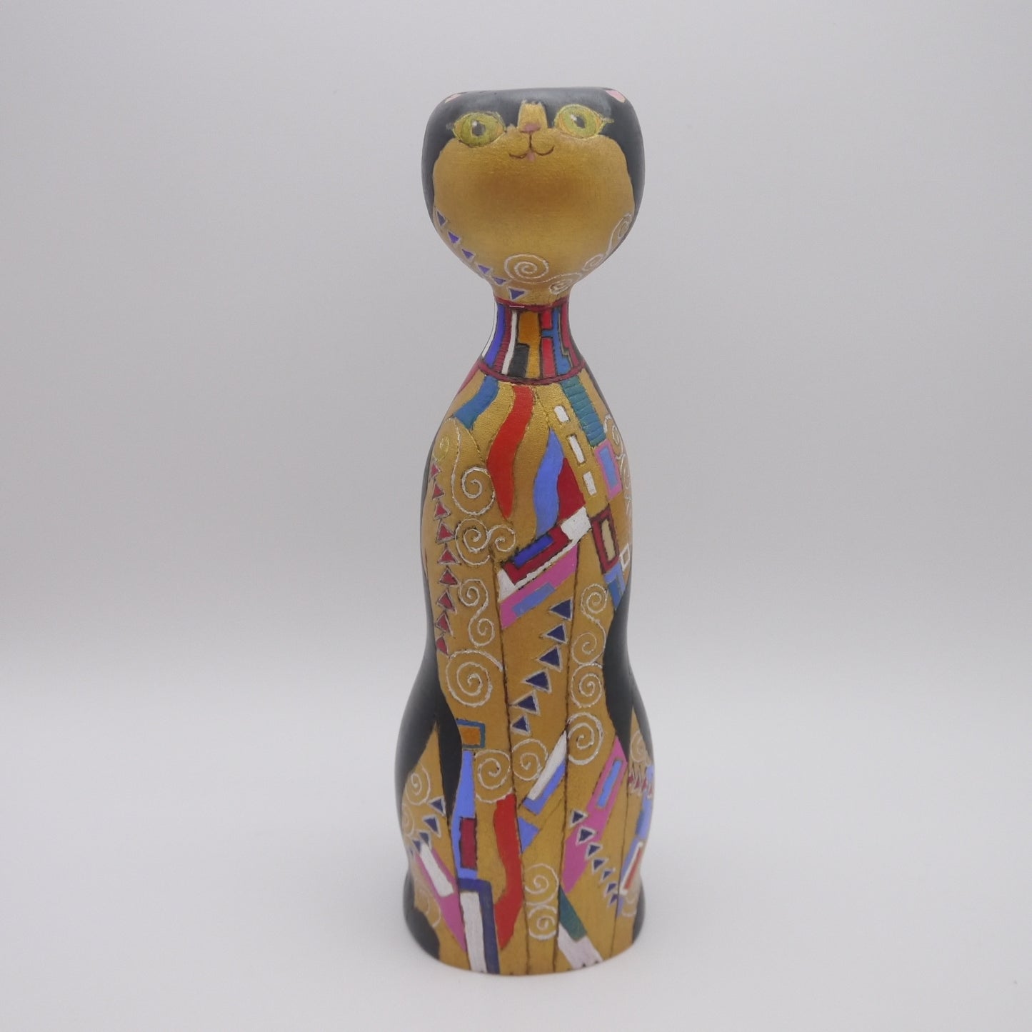 57 Kokeshi doll by Yasunori Oki "Bastet"