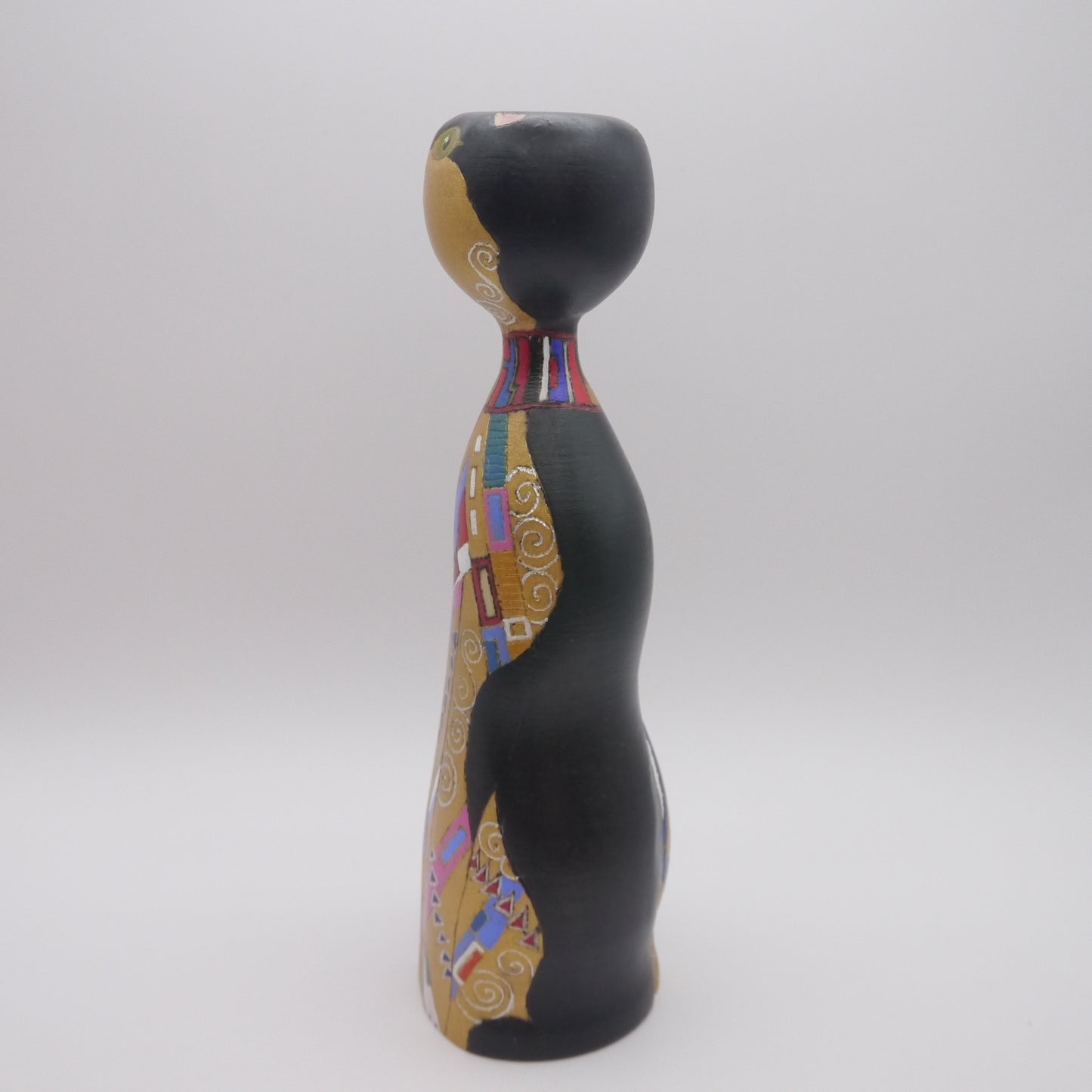 57 Kokeshi doll by Yasunori Oki "Bastet"