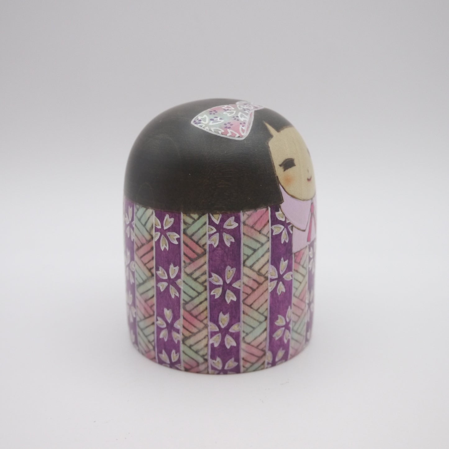 58 Kokeshi doll by Chiya Tomidokoro "花の調べ"