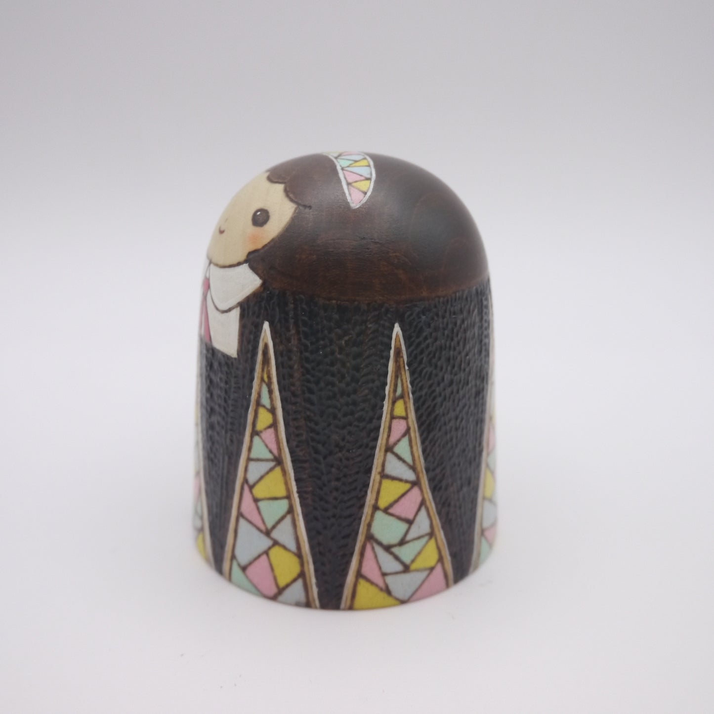 59 Kokeshi doll by Chiya Tomidokoro "心の色"