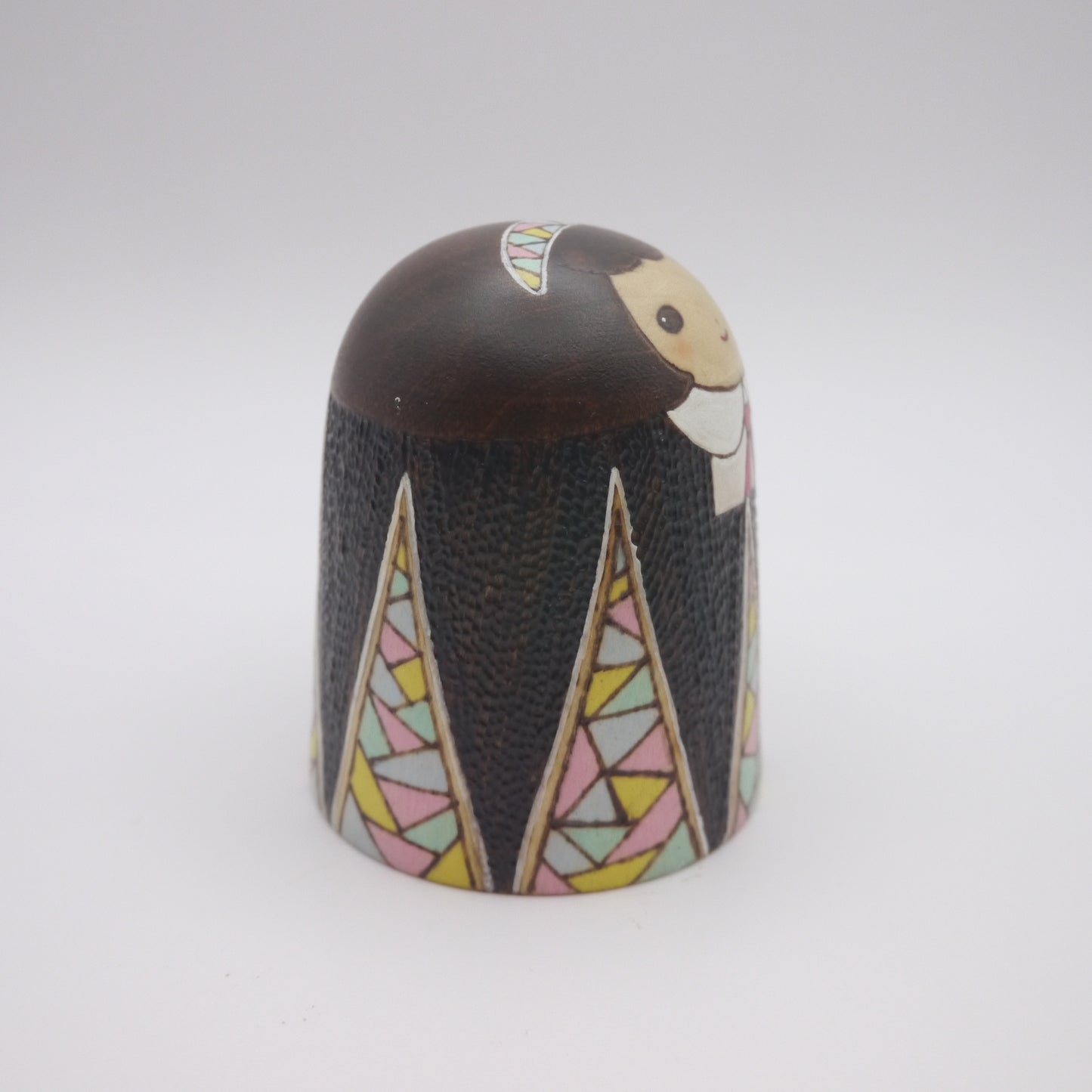 59 Kokeshi doll by Chiya Tomidokoro "心の色"
