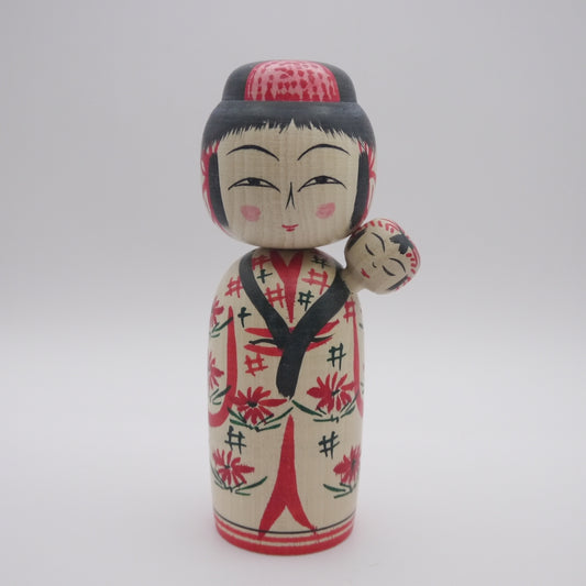 72 Kokeshi doll by Kazuo Sato