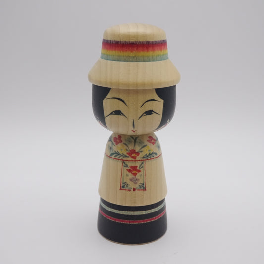 87 Kokeshi doll by Yasuhiro Sato Mexico Style