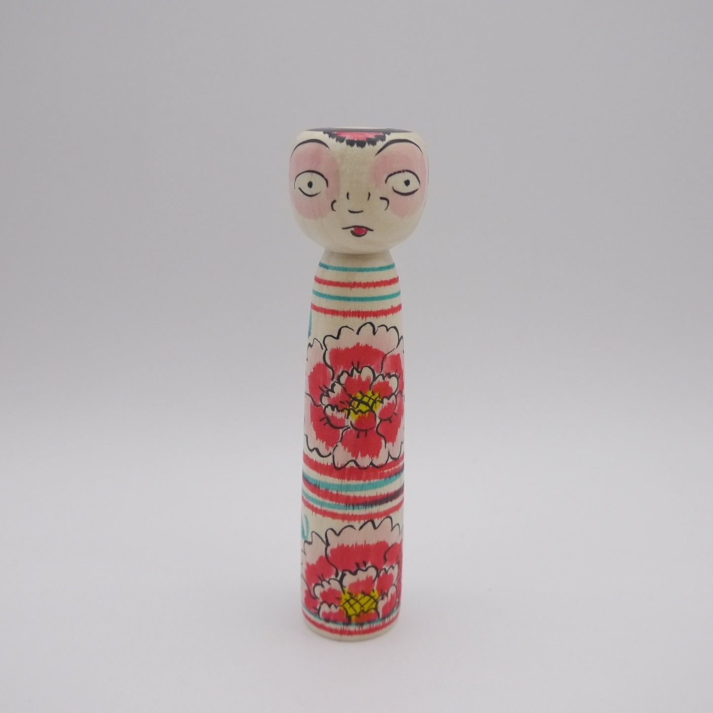 126 Kokeshi doll by Sumiko Kobayashi (12cm)