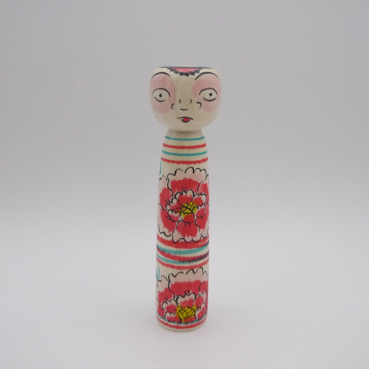 126 Kokeshi doll by Sumiko Kobayashi (12cm)