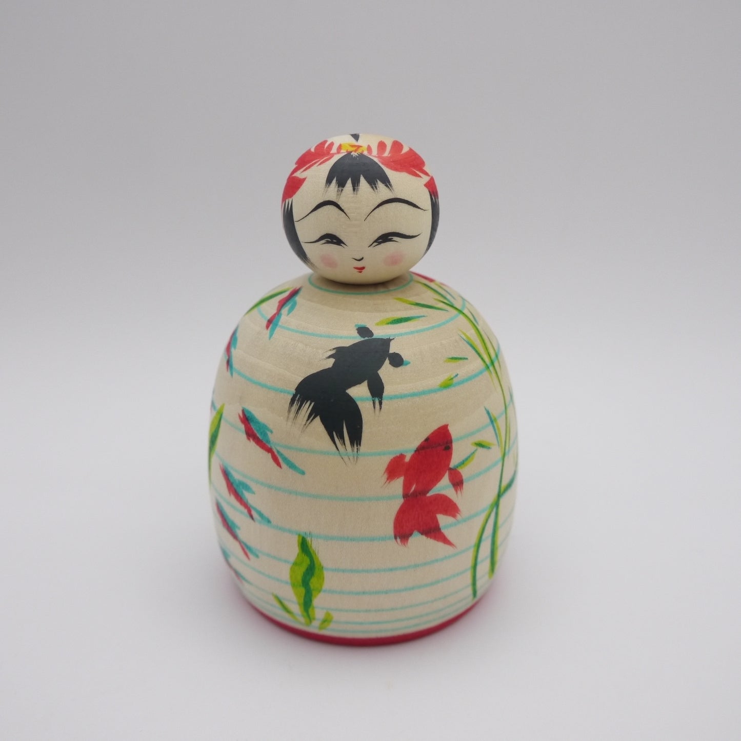 131 Kokeshi doll by Teruyuki Hiraga Goldfish