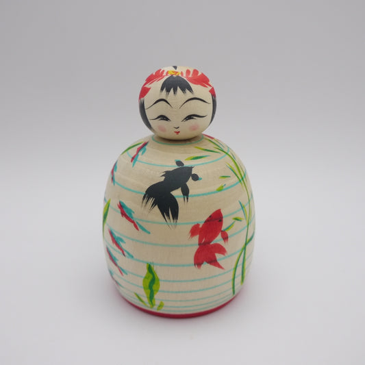 131 Kokeshi doll by Teruyuki Hiraga Goldfish