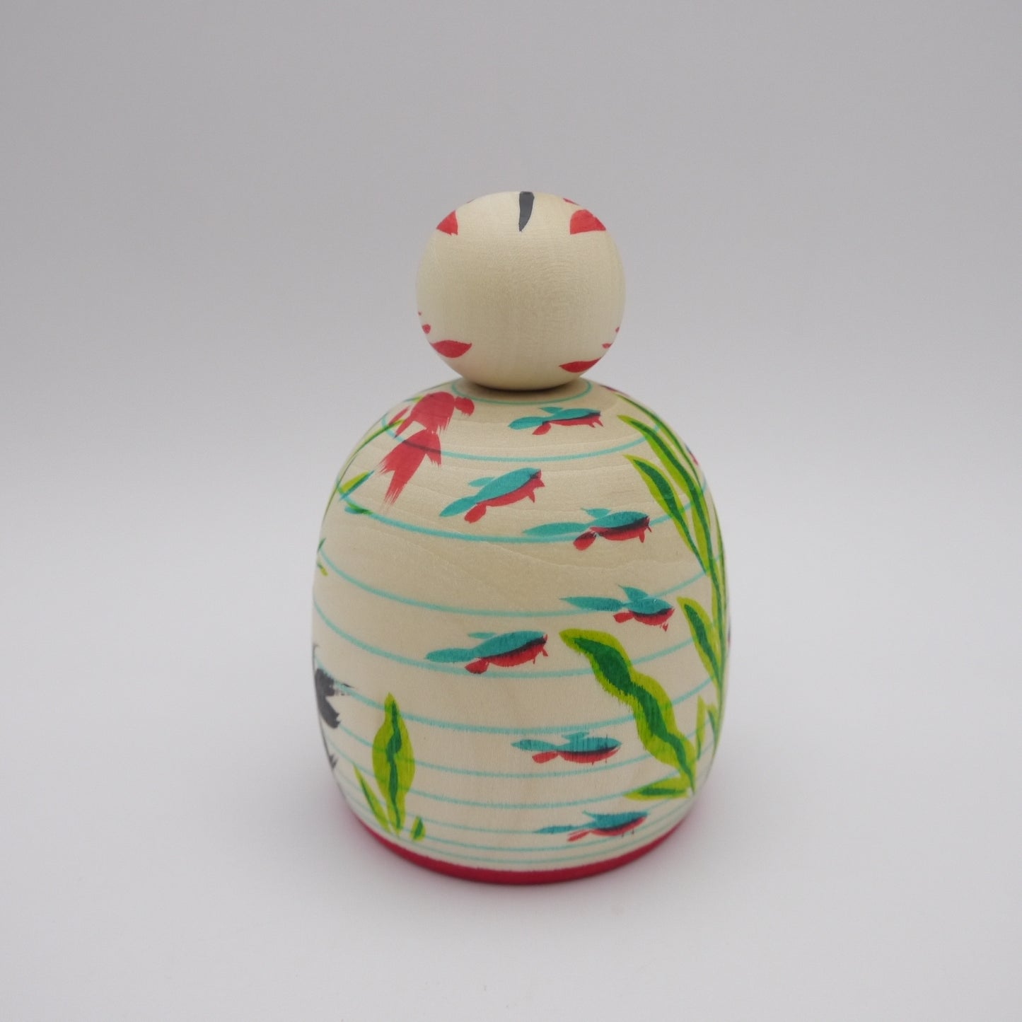 131 Kokeshi doll by Teruyuki Hiraga Goldfish