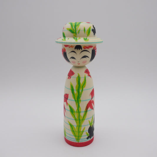132 Kokeshi doll by Teruyuki Hiraga Goldfish