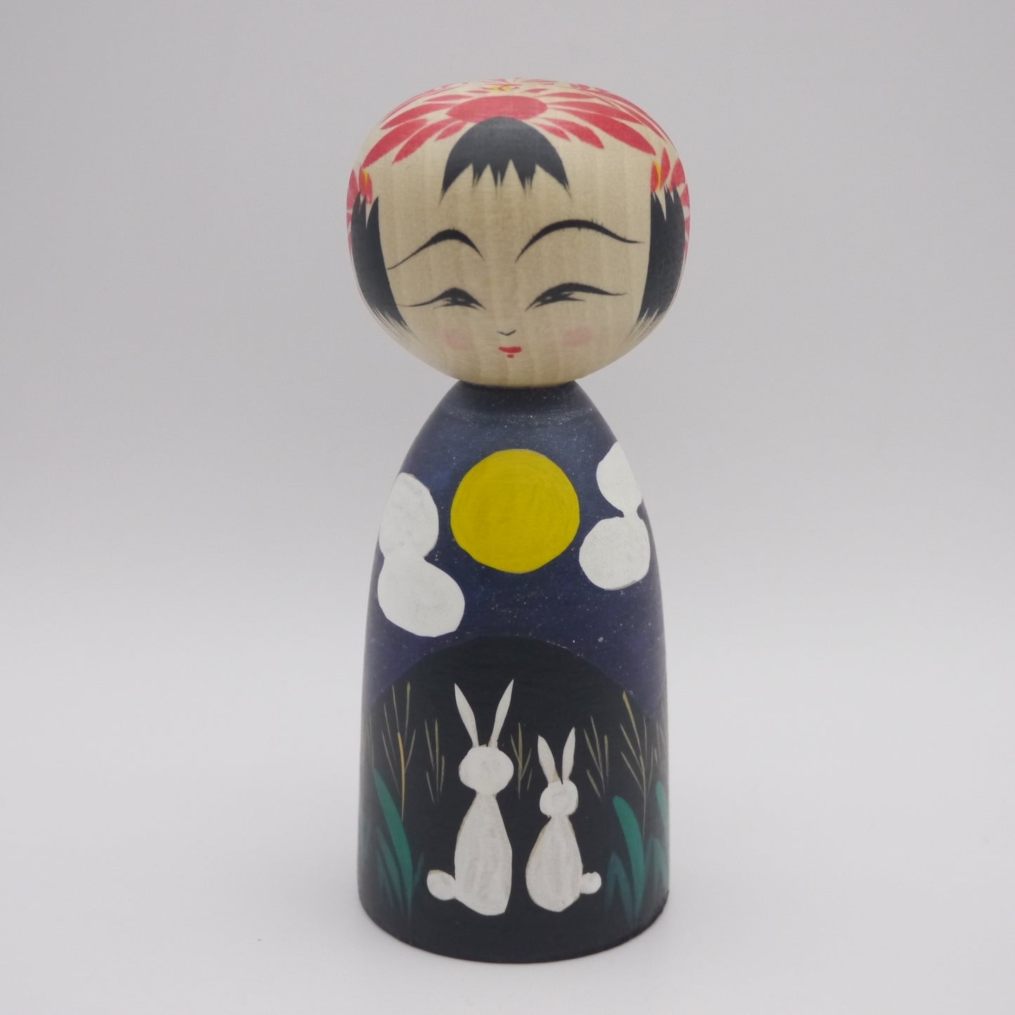 142 Kokeshi doll by Teruyuki Hiraga Otsukimi