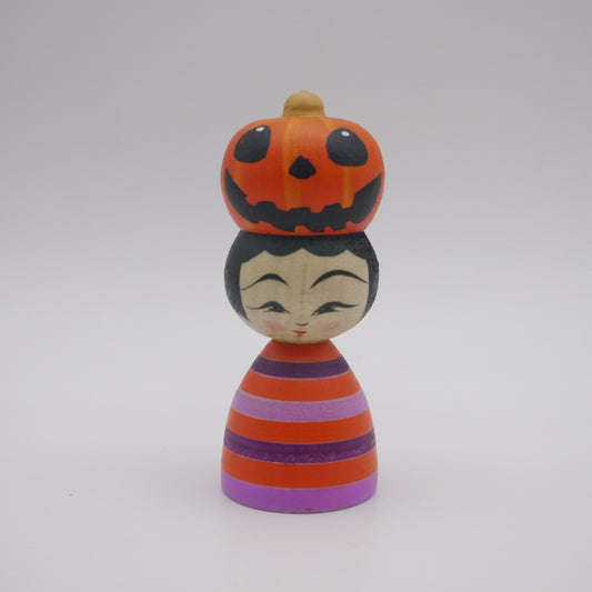 143 Kokeshi doll by Teruyuki Hiraga Halloween