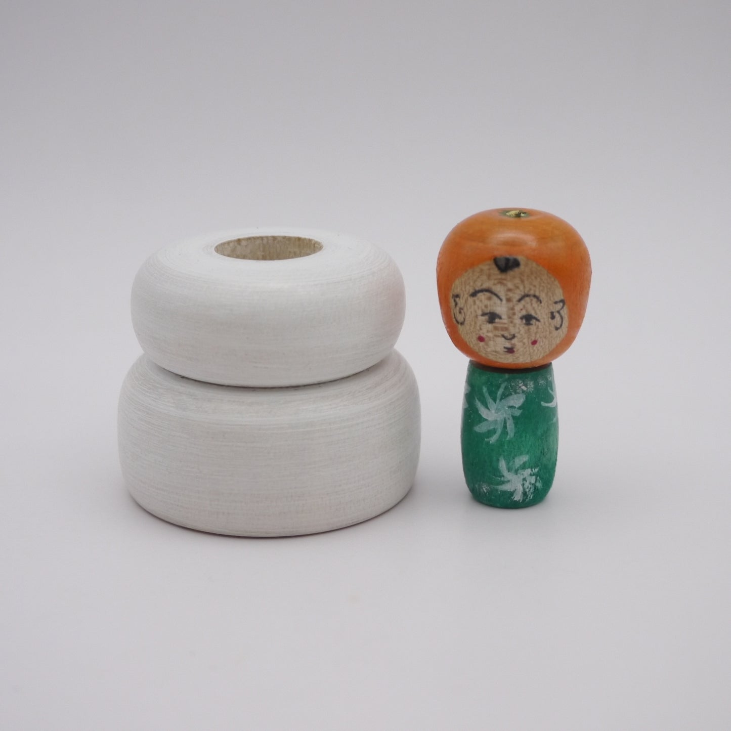 162 Kokeshi doll by Toshihiko Nishiyama Kagamimochi
