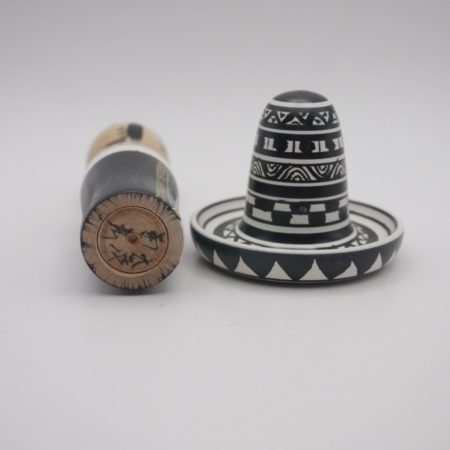 166 Kokeshi doll by Kikuhiro Shida Mexico style