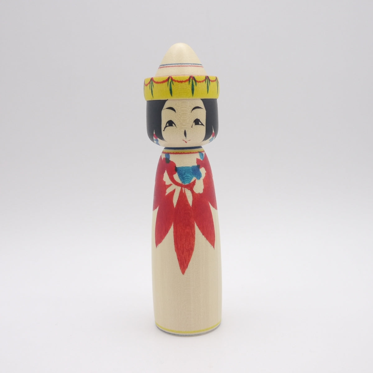 174 Kokeshi doll by Yasuhiro Sato Mexico style