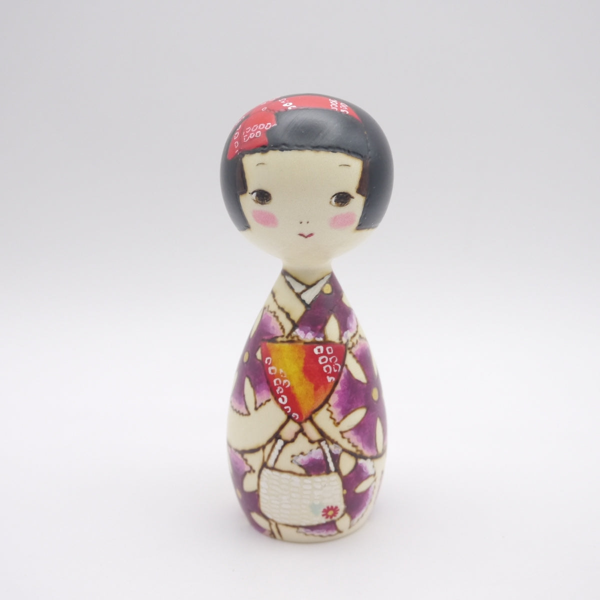 185 Kokeshi doll by Izumi Oki
