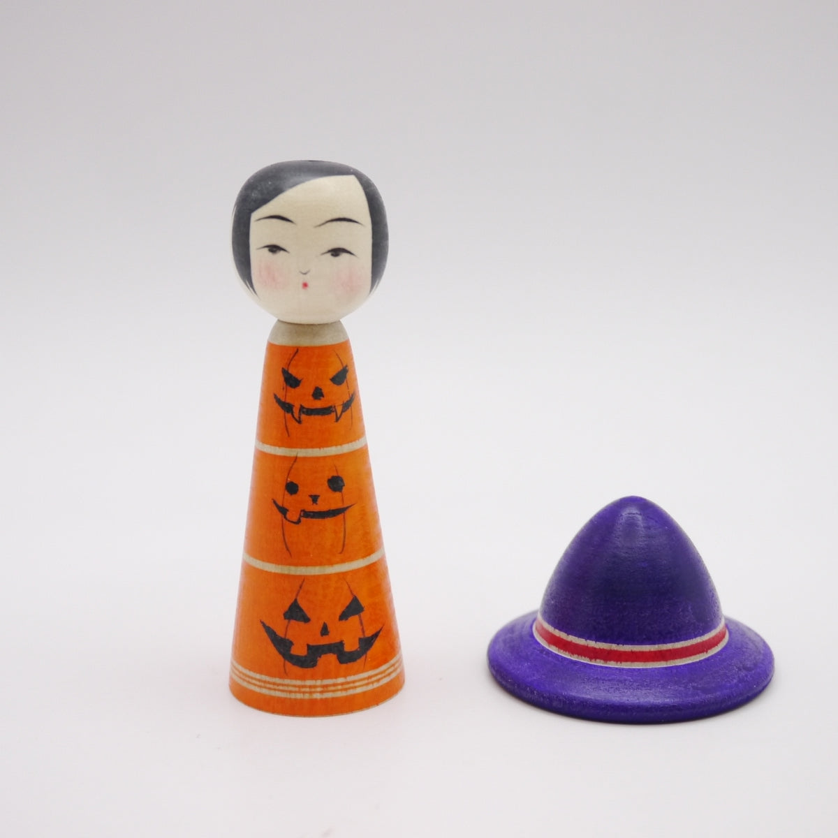 195 Kokeshi doll by Yoshinobu Kakizawa Halloween