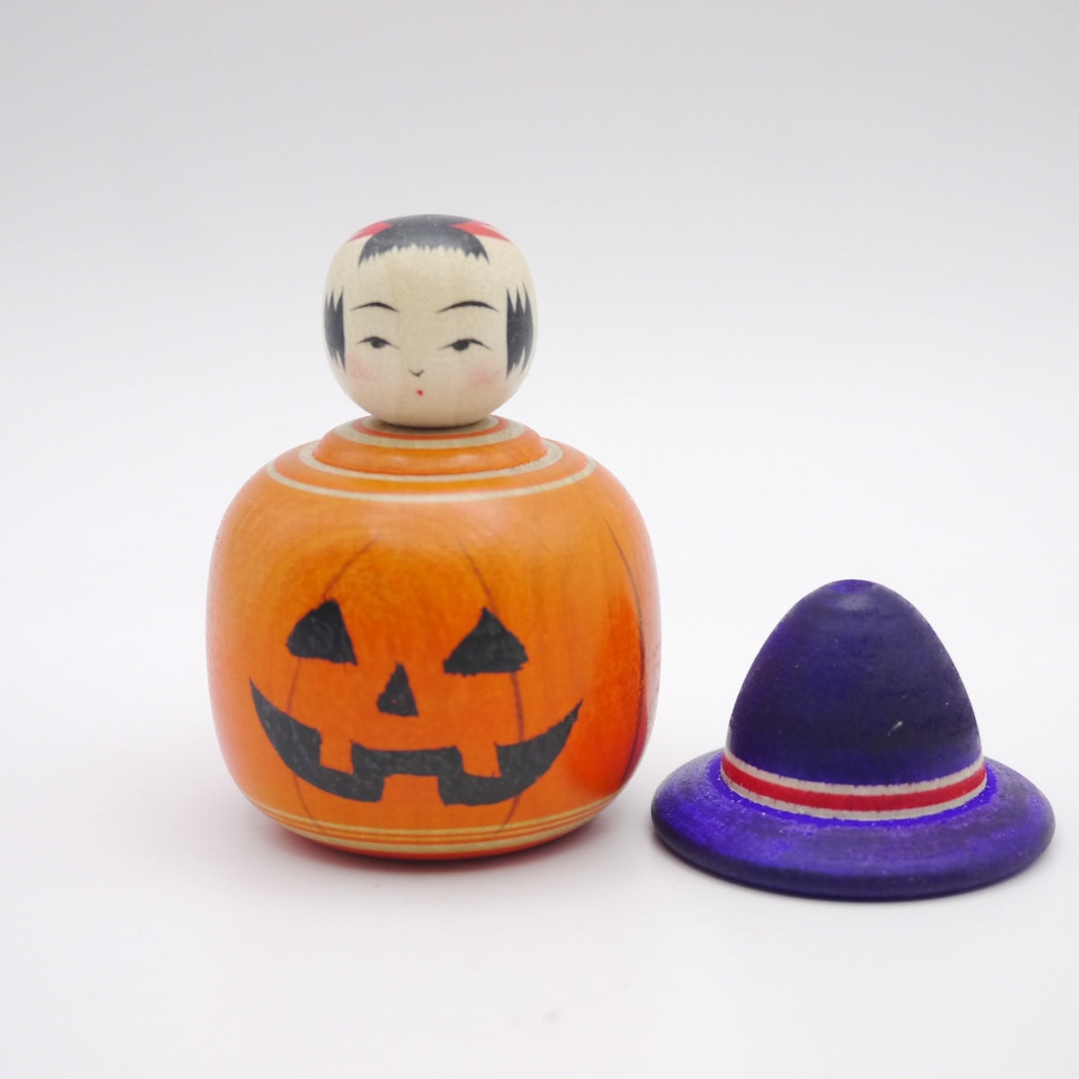196 Kokeshi doll by Yoshinobu Kakizawa Halloween