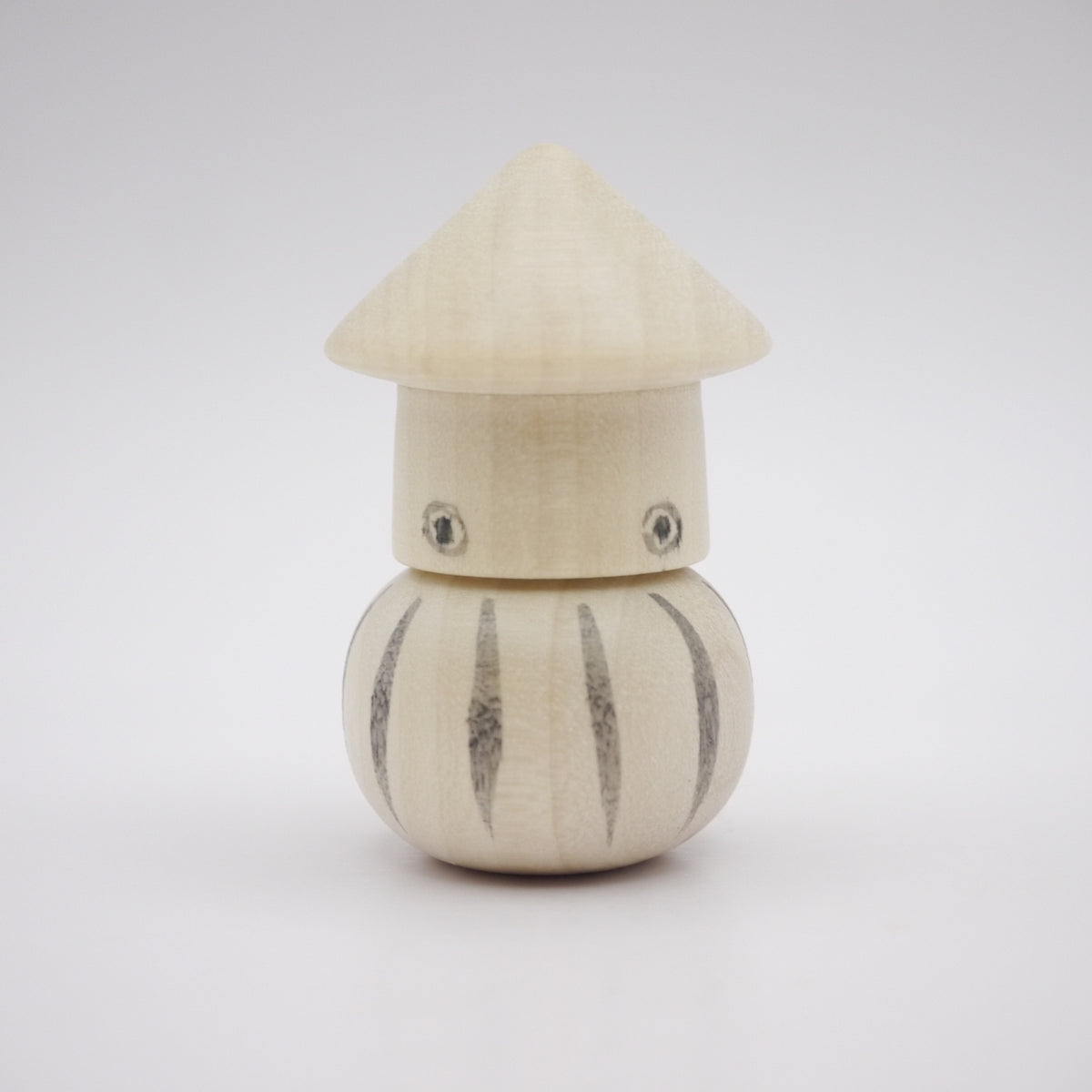 214 Kokeshi doll by Hiromi Koyama Squid