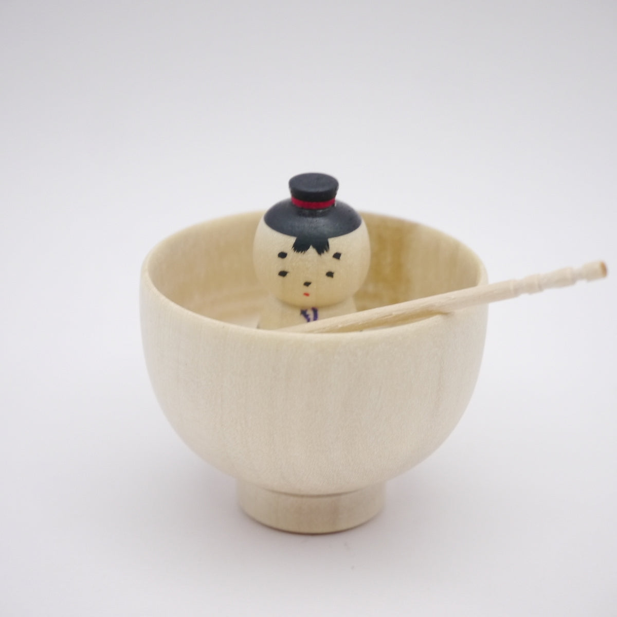 215 Kokeshi doll by Hiromi Koyama Issun-boshi