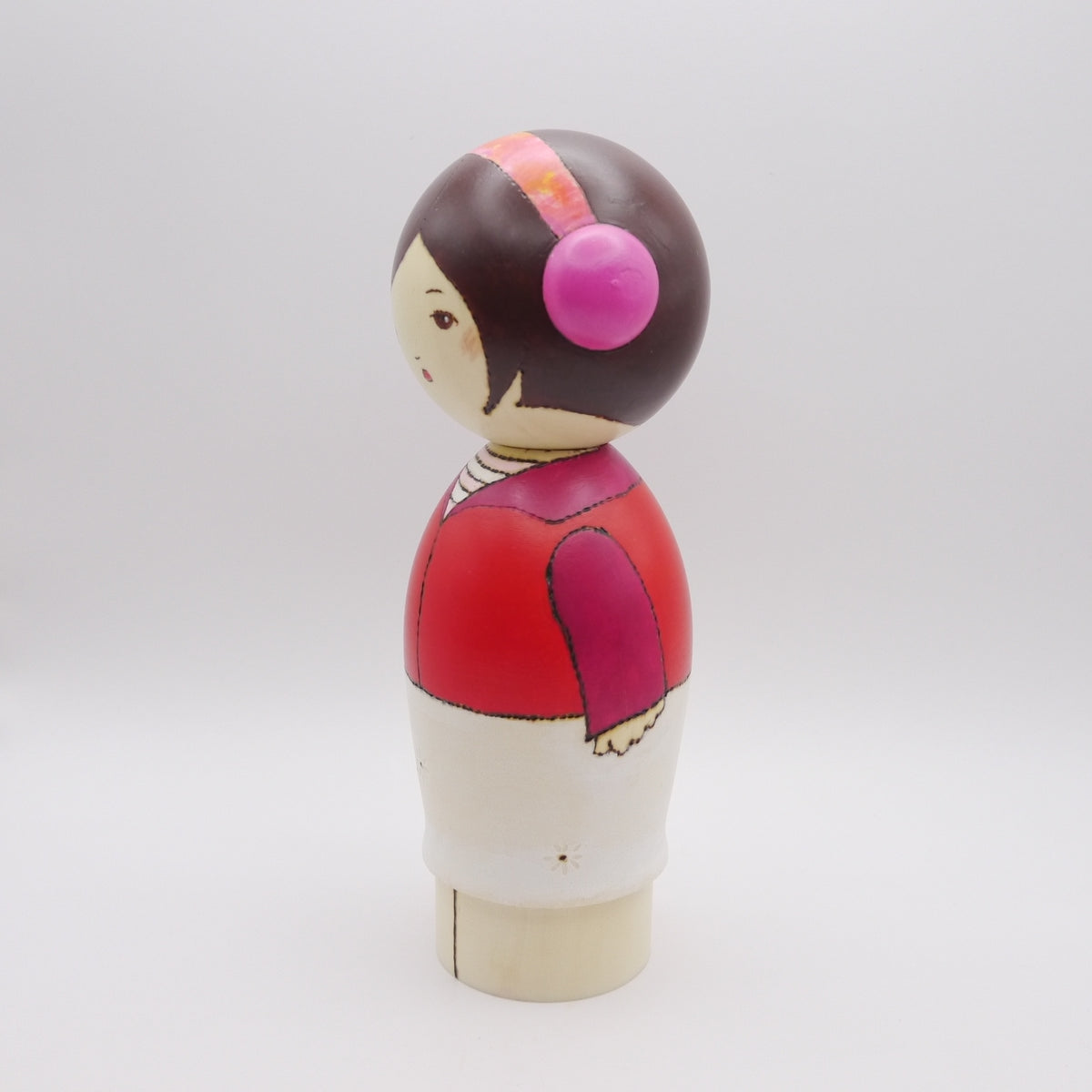 217 Kokeshi doll by Yasunobu Oki