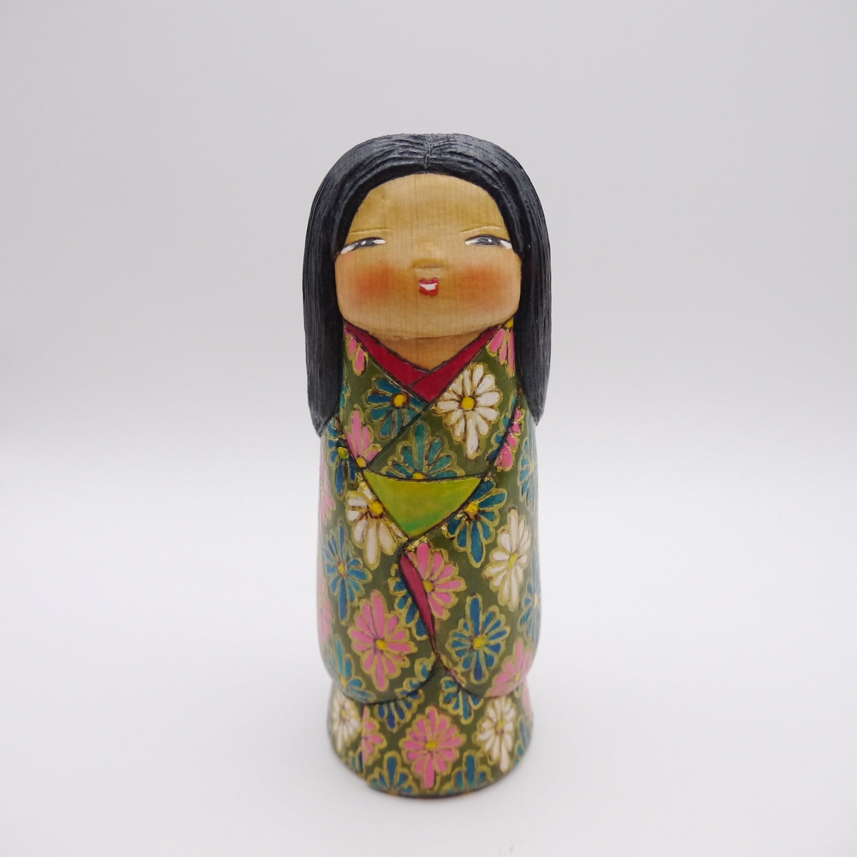 224 Kokeshi doll by Ichiko Yahagi