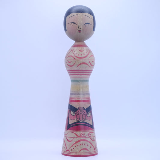 25cm Vintage Kokeshi doll by Mitsuo Mori